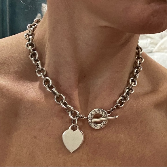 heart toggle necklace tiffany